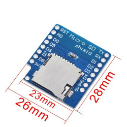 Micro SD Shield for Wemos D1 Mini Board