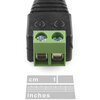 Female DC Power adapter - 2.1mm jack to screw terminal block - Ansicht 2