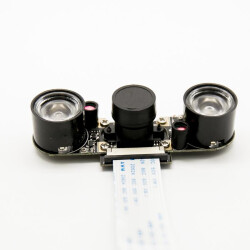Raspberry Pi 5MP Adjustable Focal Fisheye 160° Camera - NOIR