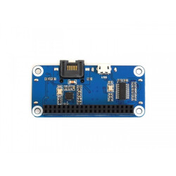 Ethernet / USB HUB HAT for Raspberry Pi - 1 x RJ45 - 3 x USB