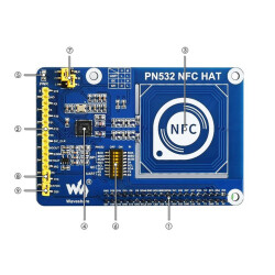 PN532 NFC HAT for Raspberry Pi I2C - SPI - UART