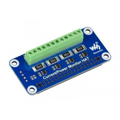 4 Channel Current Voltage Power Monitor HAT - I2C and SMBUS