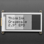 Adafruit 2.9" Grayscale eInk / ePaper Display FeatherWing - 4 Level Grayscale