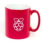 Raspberry Pi Tasse - Mug Rot-Weiß