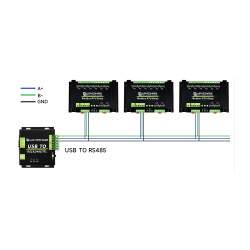 ModBus RTU - 8 Kanal Relaismodul - RS485 Bus - Mehrfachschutz - Industrie Level