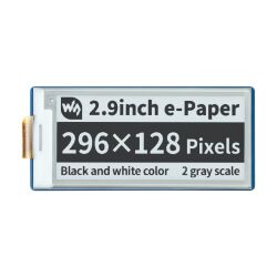 Pico 2.9" E-Paper SPI LCD Display 296x128 Schwarz -...