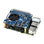Power over Ethernet POE+ Plus HAT mit 5V 4A - 12V 2A  für Raspberry Pi