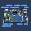 Compute Module 4 Mini Computer B mit PoE - RS485 - RS232 - Ansicht 9