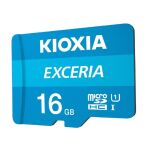 Kioxia (ex.Toshiba) 16GB MicroSDHC UHS-I mit Adapter 100MBs Class10