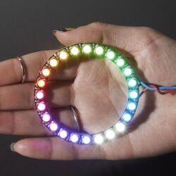 NeoPixel Ring - 24 x 5050 RGBW LEDs w/ Integrated Drivers...