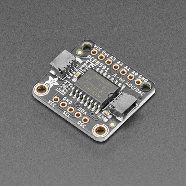 Adafruit PCF8591 Quad 8-bit ADC + 8-bit DAC - STEMMA QT / Qwiic