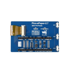 2.7" E-Paper 264×176 Bildschirm für Raspberry Pi Pico, Schwarz / Weiß