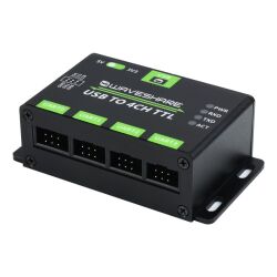 Industrial Grade USB to 4 CH TTL converter