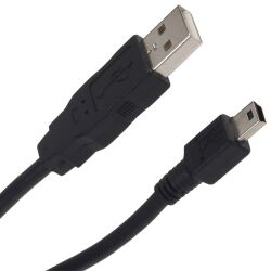 Mini USB to USB Cable 2 meter