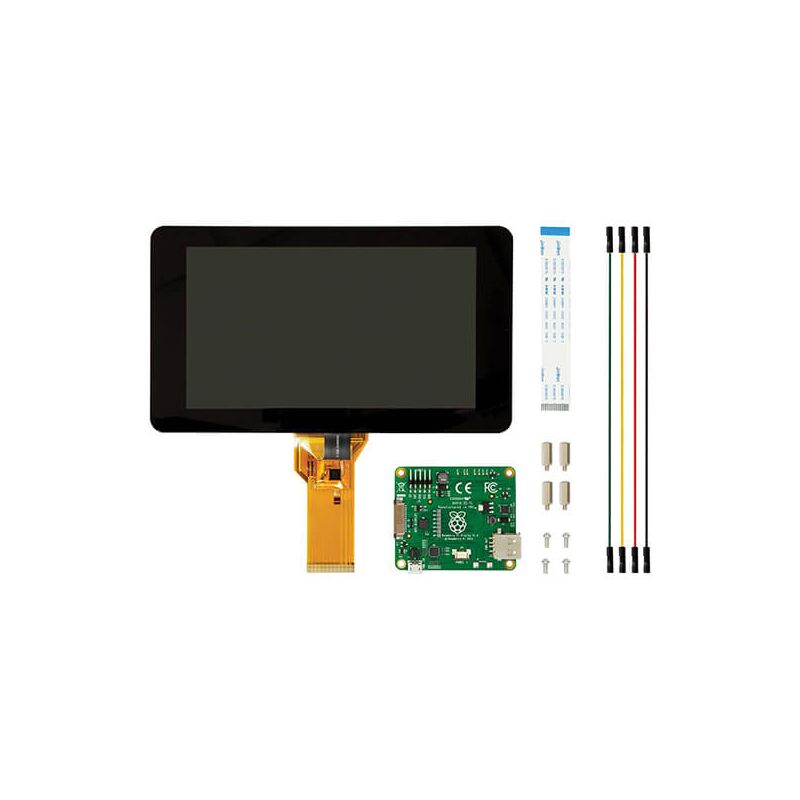 Raspberry Pi 7" Touch Screen Display with 10 Finger...