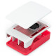 Raspberry Pi 5 Gehäuse Rot/Weiß