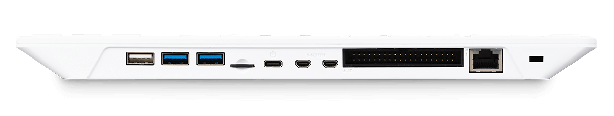 Raspberry Pi 500 Rückseite IO